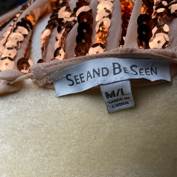 Elegant Sequin Embellished Blouse - Picture 4 of 6